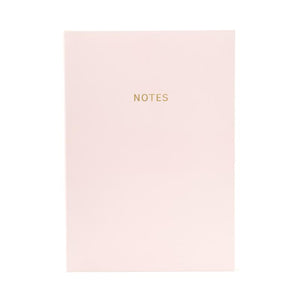 Pink Champagne Colour Block A5 Ruled Notebook