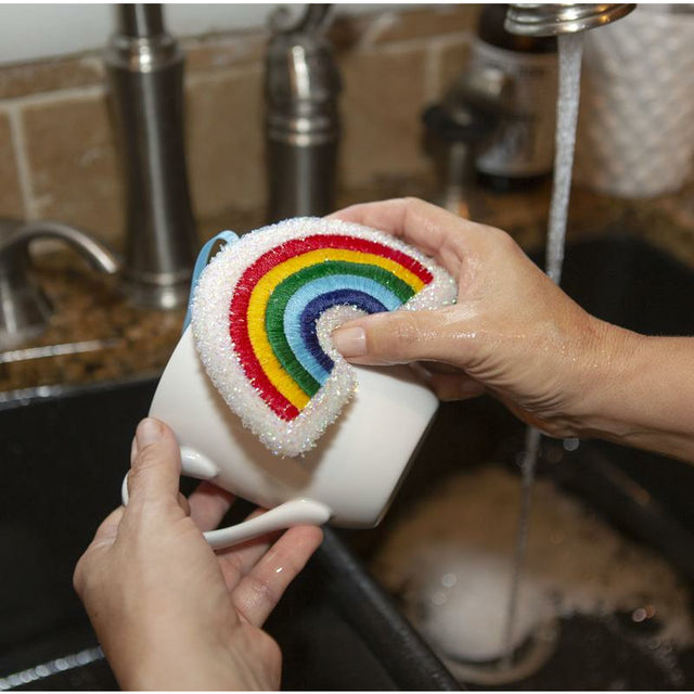 Rainbow Scrub Sponges