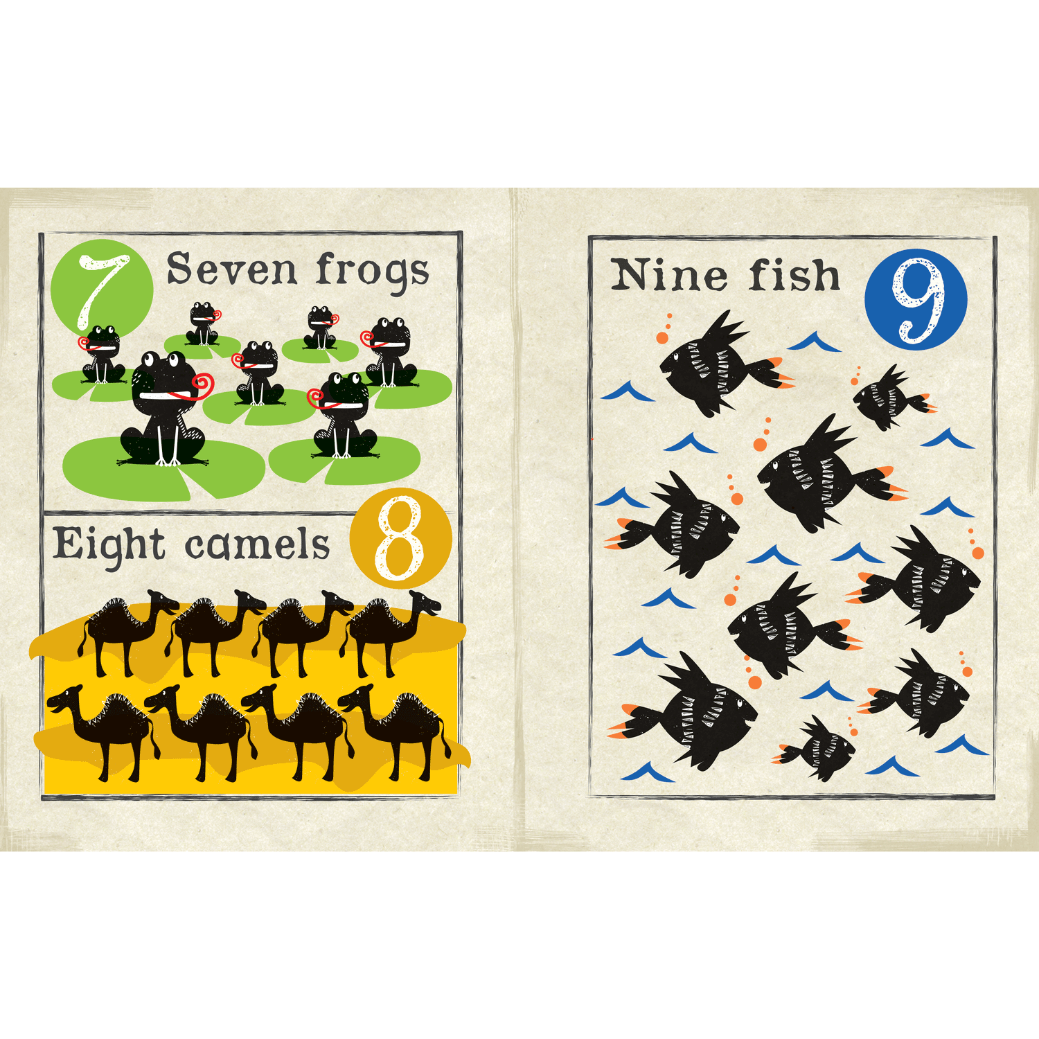 Nursery Times Crinkly Newspaper - Counting Creatures