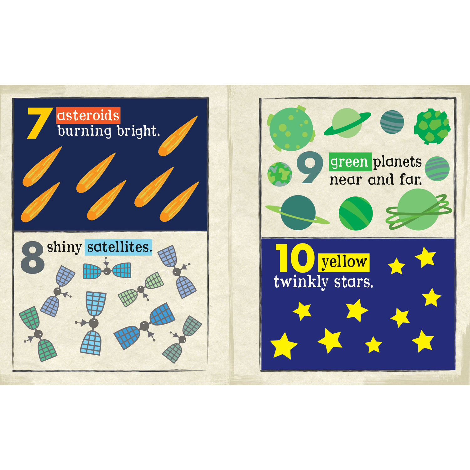 Nursery Times Crinkly Newspaper - Counting In Space