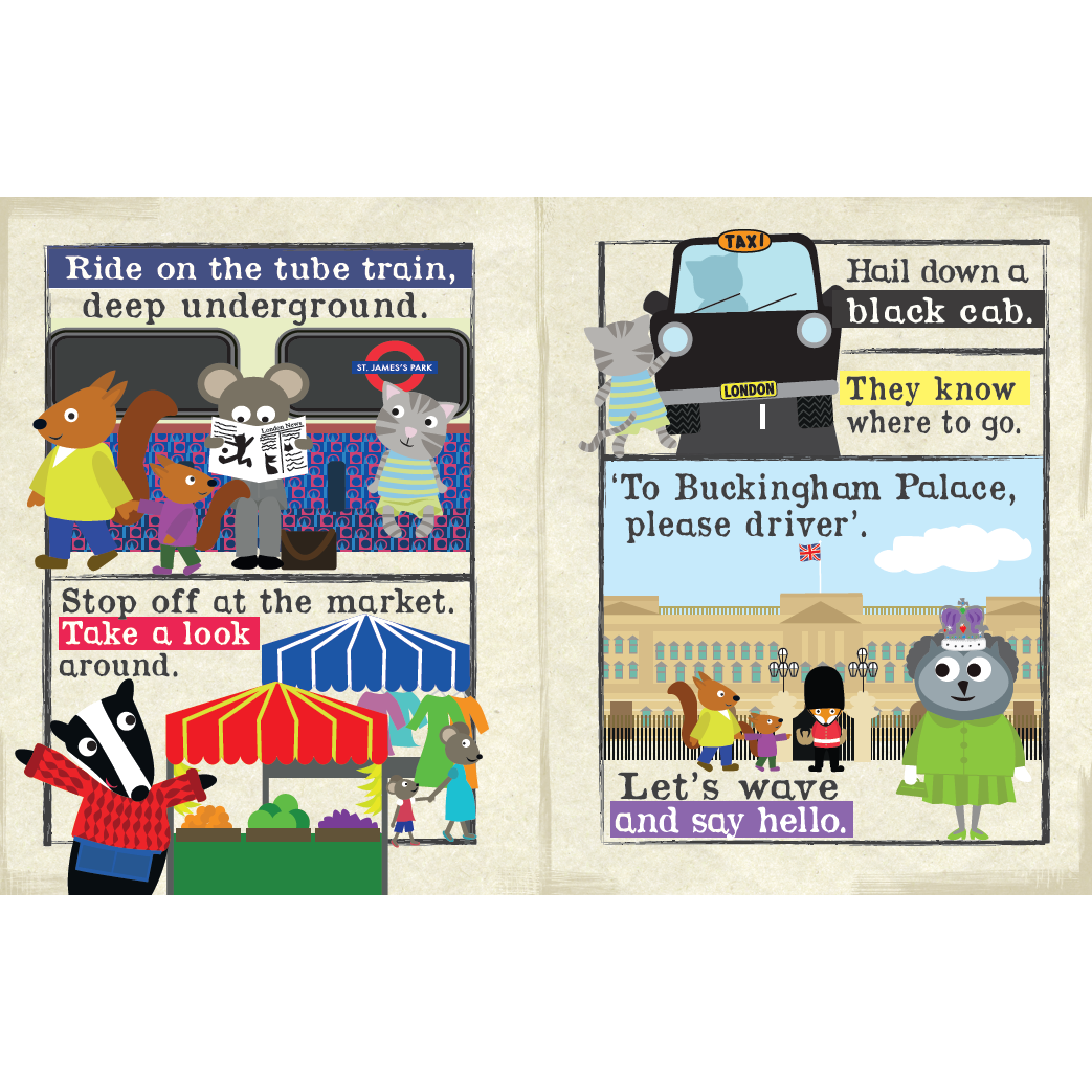 Nursery Times Crinkly Newspaper - A Day In London