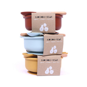 Rose Pink Cub Silicone Dinner Set