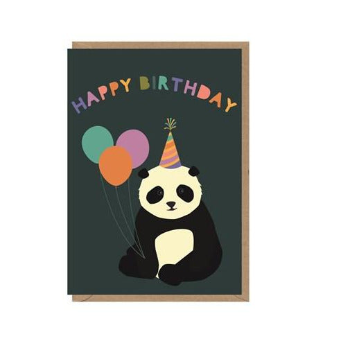 Panda Happy Birthday Card