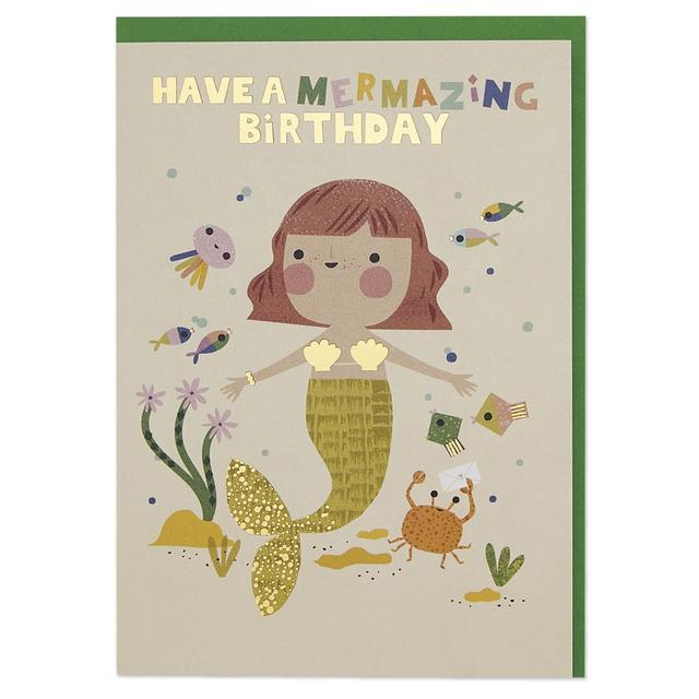 Mermazing Birthday Card