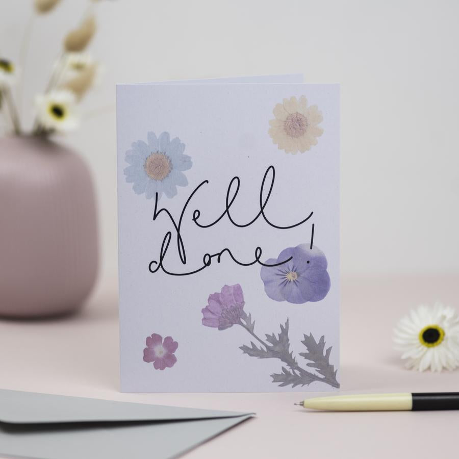 Well Done Floral Card