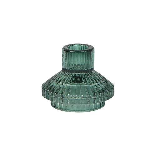 Small Sage Green Geometric Candle Holder