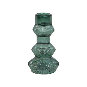 Large Sage Green Geometric Candle Holder