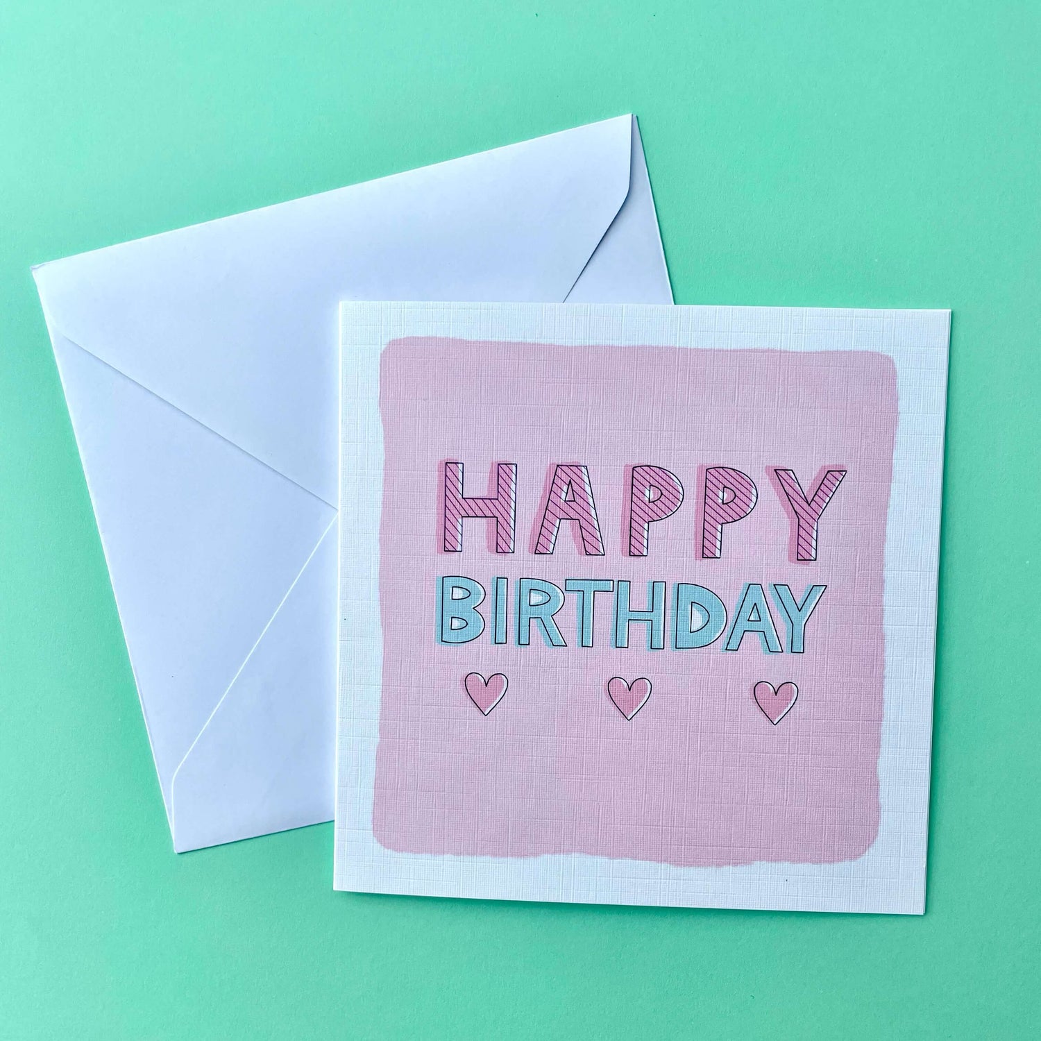 Pastel Happy Birthday Card