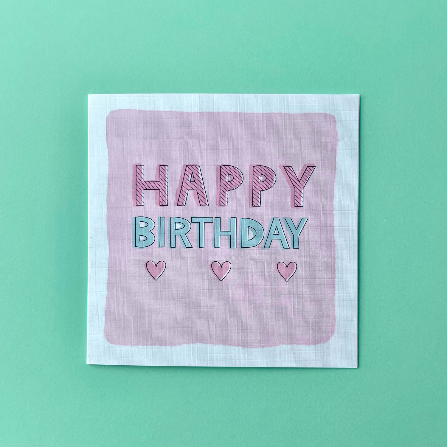 Pastel Happy Birthday Card