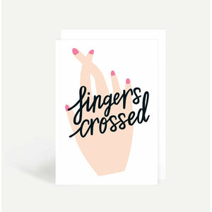 Fingers Crossed Card