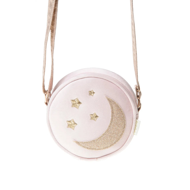 Moon And Stars Velvet Bag