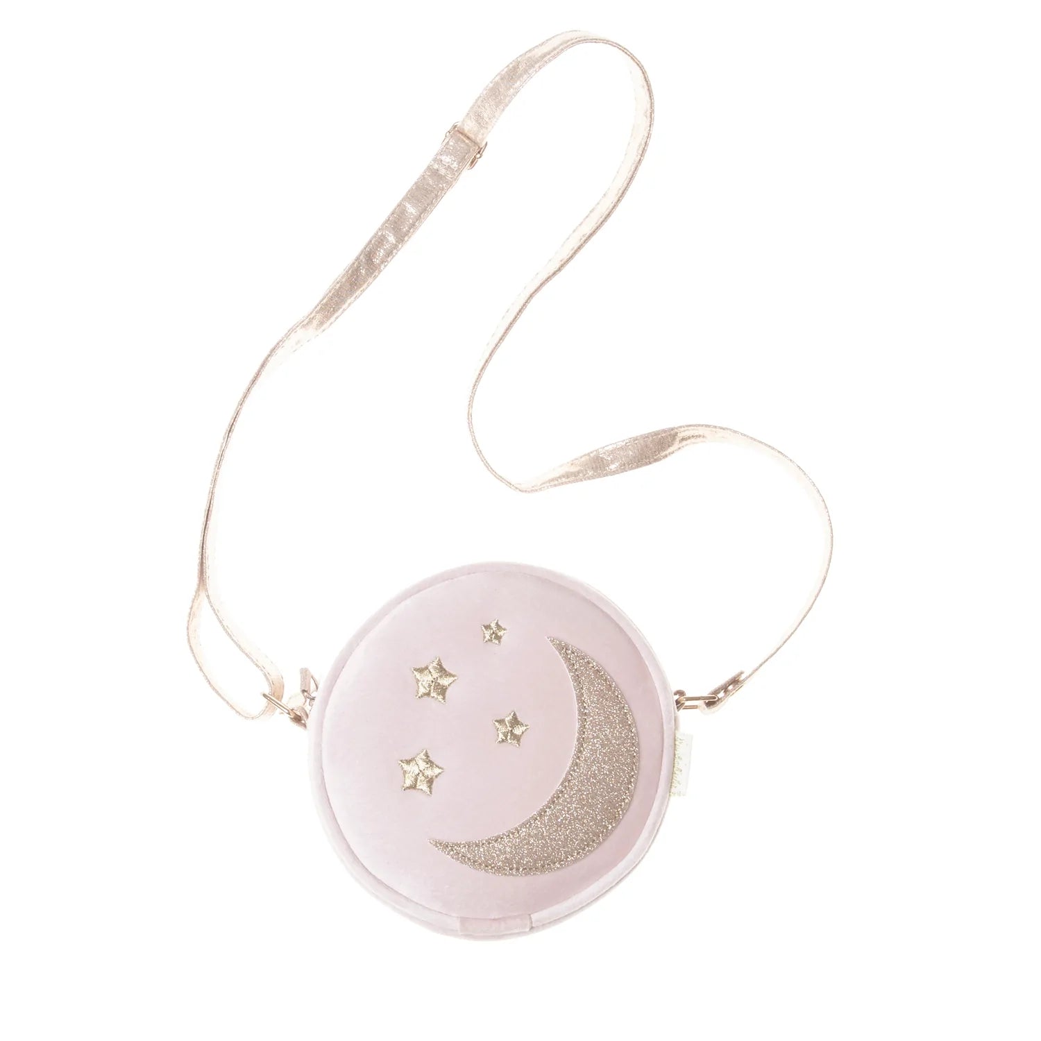 Moon And Stars Velvet Bag