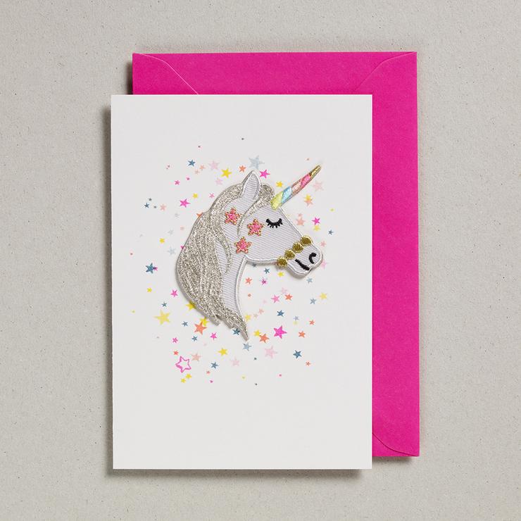 Iron On Unicorn Card