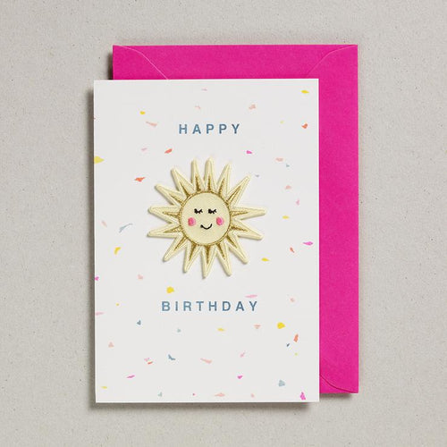 Iron On Sun Card