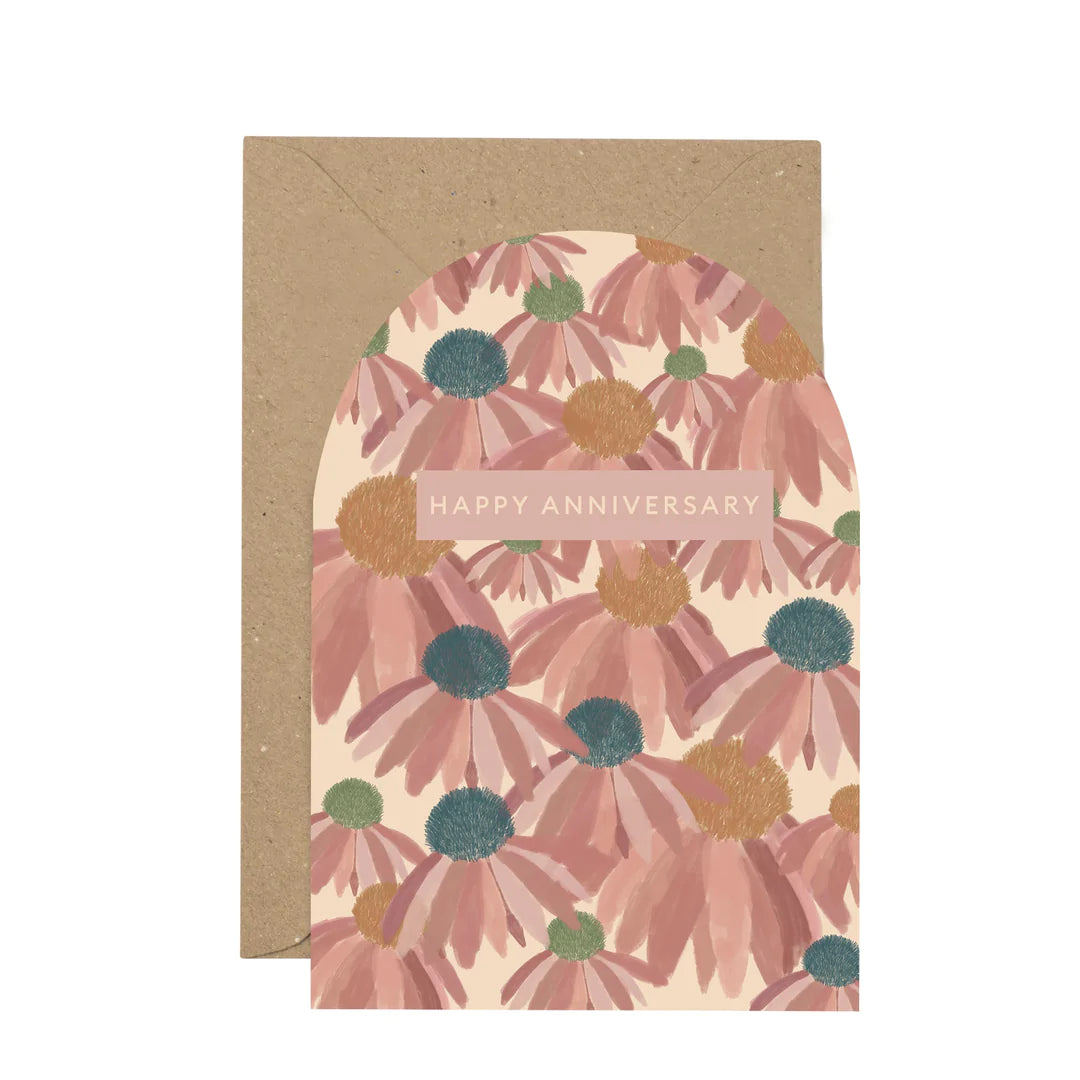 Dahlia Anniversary Card