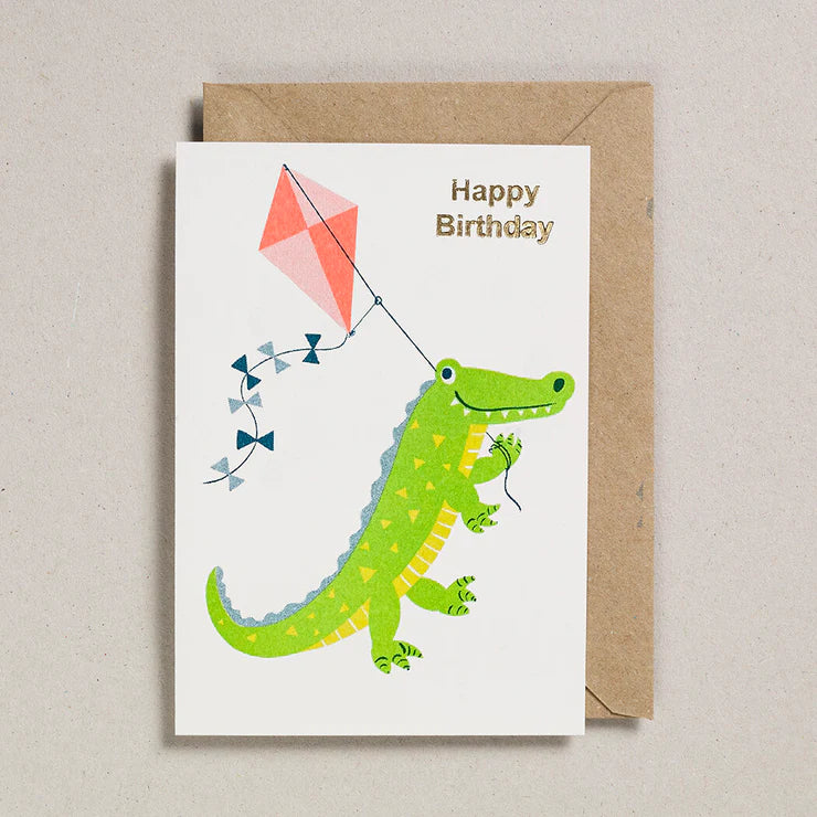Happy Birthday Croc Card