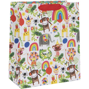 Large Jungle Animals Gift Bag