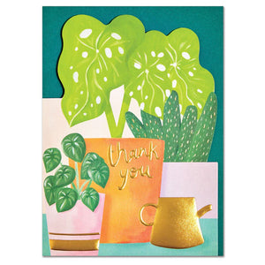 Thank You Potted Plants Card