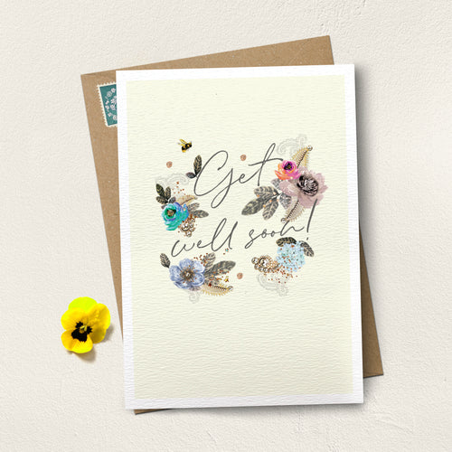 Get Well Soon Pastel Floral Card