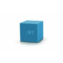 Load image into Gallery viewer, Sky Blue Gravity Cube Click Clock