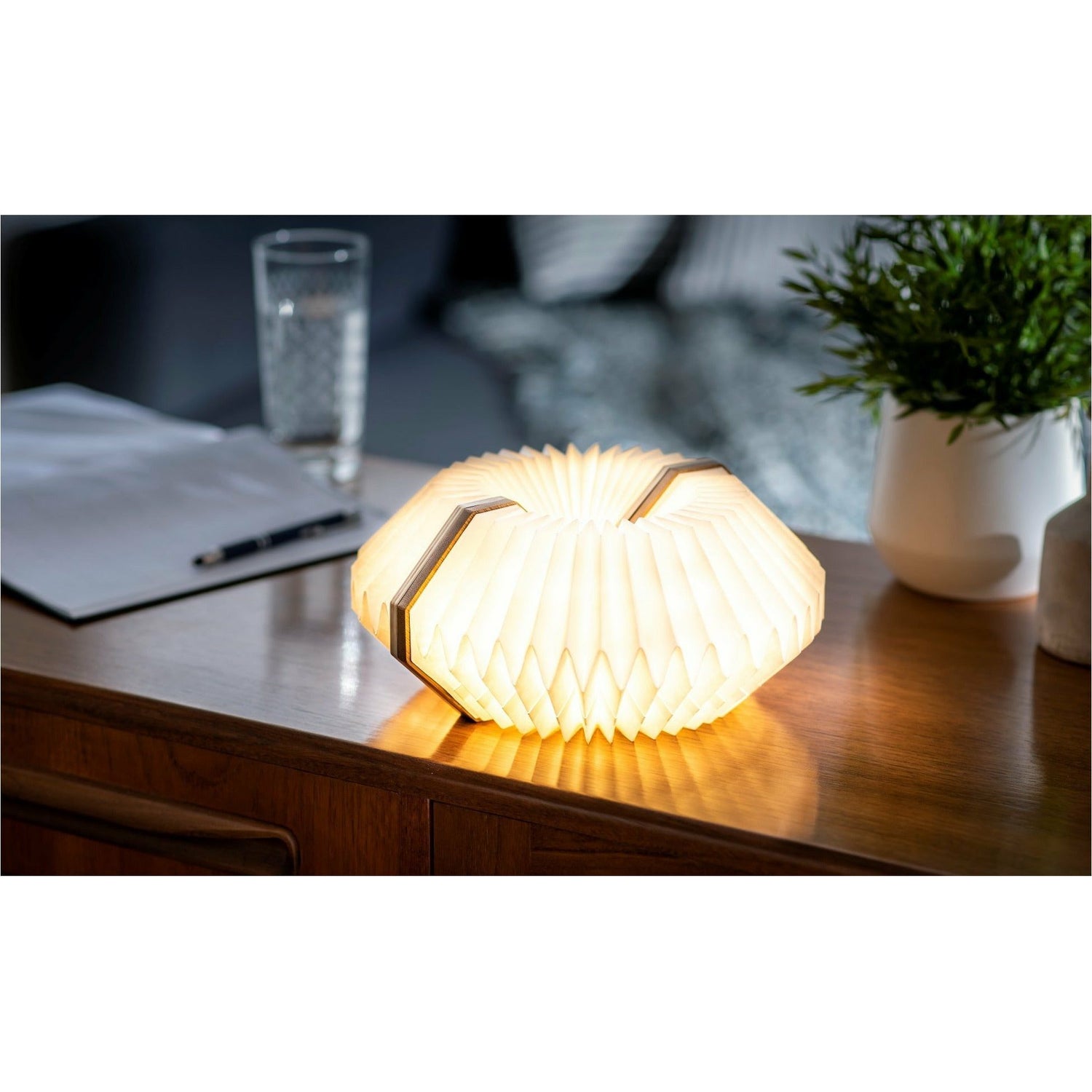 Accordion Maple Lamp