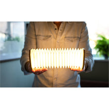 Load image into Gallery viewer, Accordion Bamboo Lamp