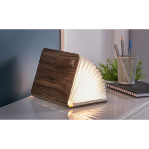 Large Smart Book Light: Walnut