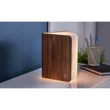 Load image into Gallery viewer, Large Walnut Smart Book Light