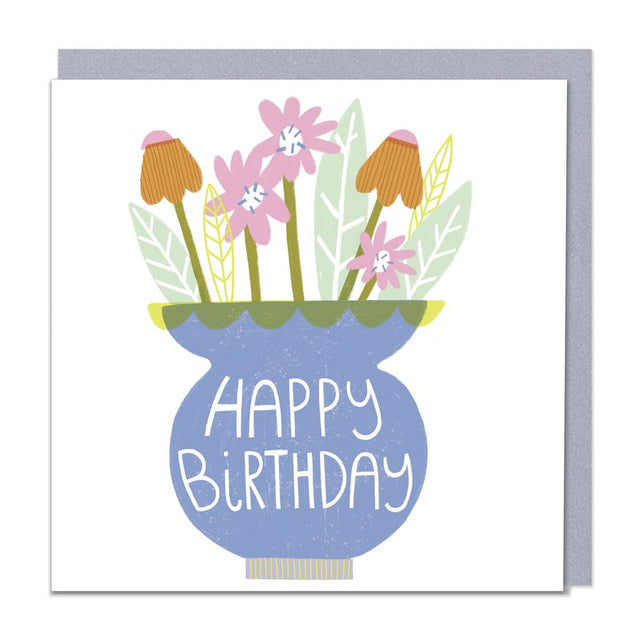 Happy Birthday Floral Card