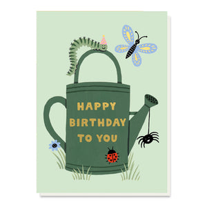 Watering Can Bugs Birthday