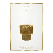 Load image into Gallery viewer, Gold Tinsel Chandelier