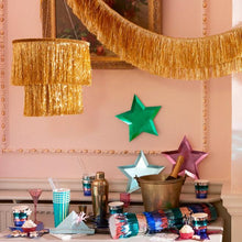 Load image into Gallery viewer, Gold Tinsel Chandelier