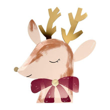 Load image into Gallery viewer, Reindeer Shaped Paper Plates