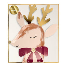 Load image into Gallery viewer, Reindeer Shaped Paper Plates