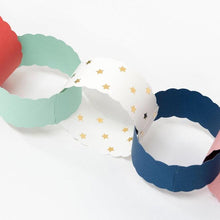 Load image into Gallery viewer, Scalloped Christmas Paper Chains
