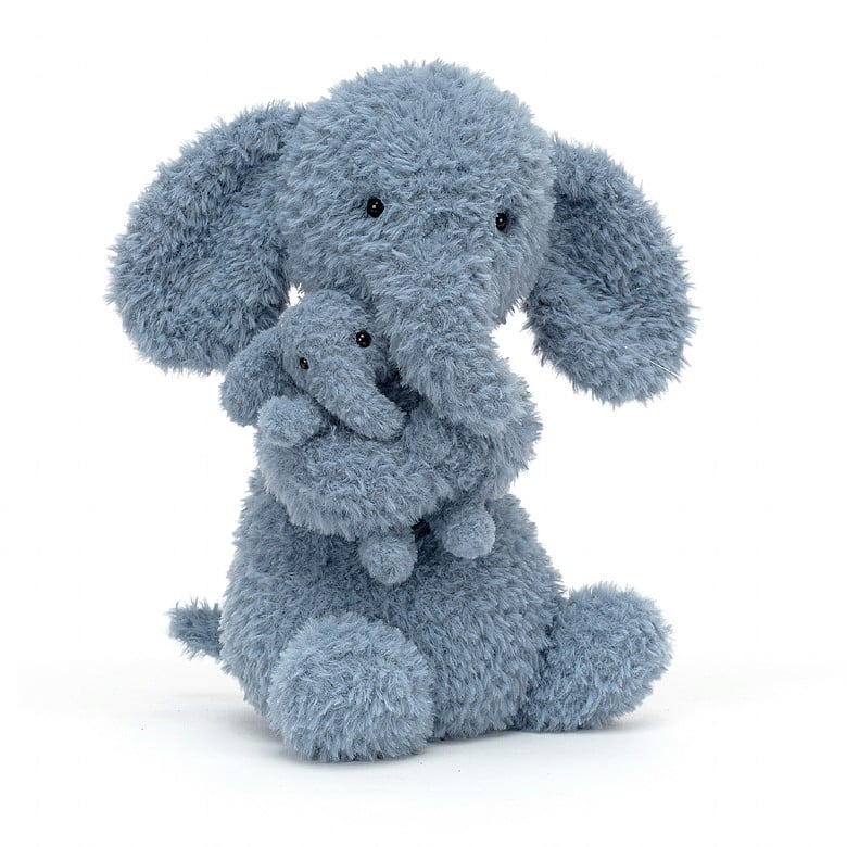 Huddles Elephant Soft Toy - Blue