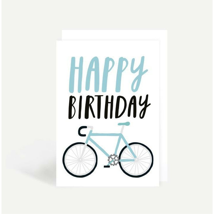 Happy Birthday Bicycle Card