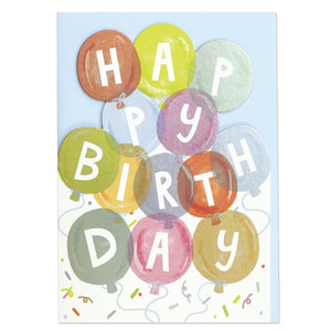 Happy Birthday Balloon Card