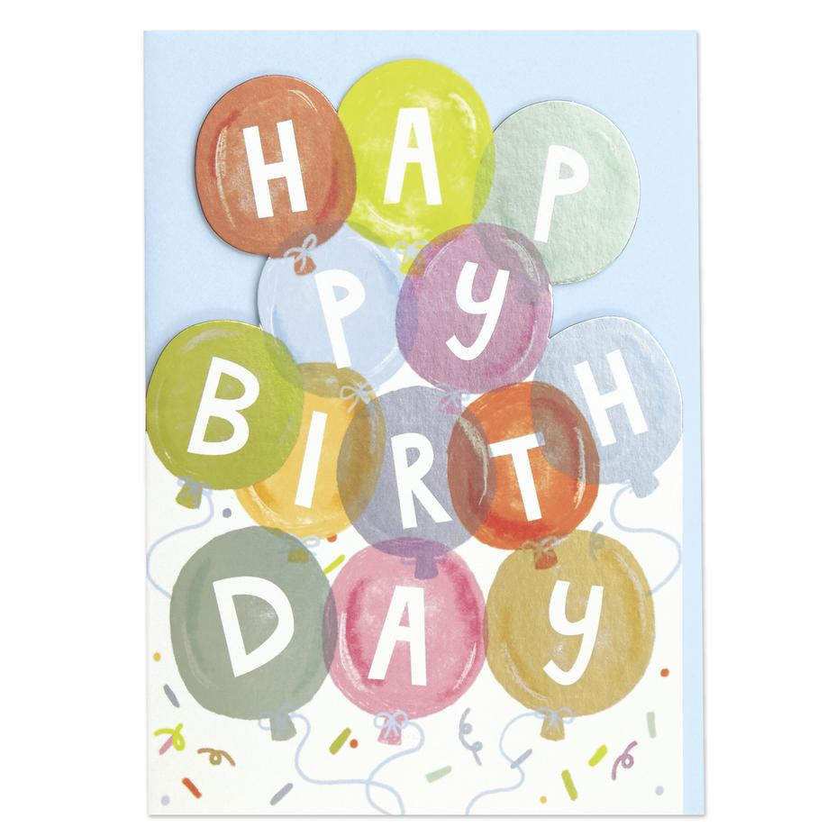 Happy Birthday Balloon Card