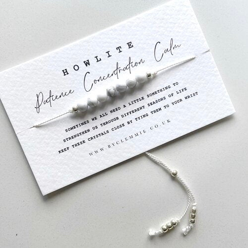 Howlite Crystal Bracelet