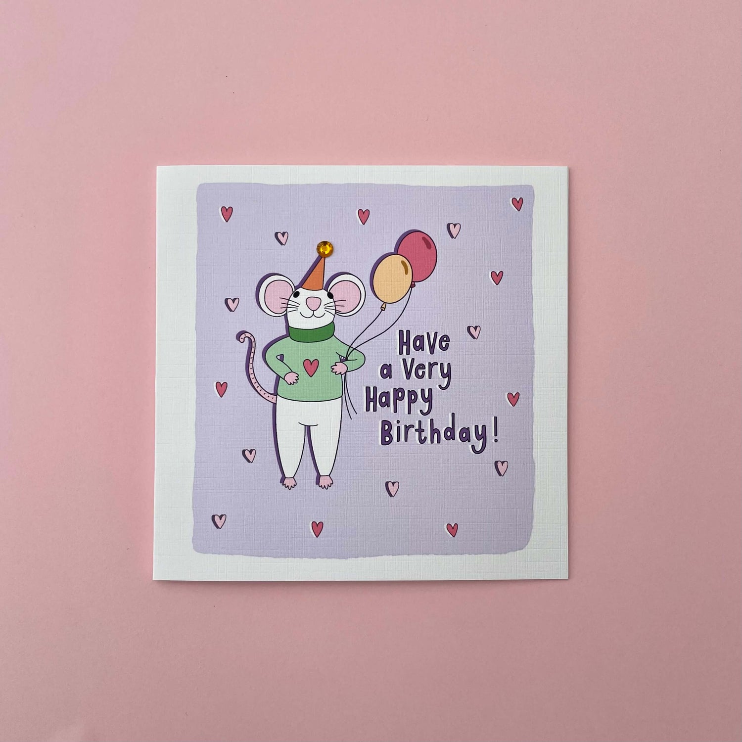 Birthday Mouse Card