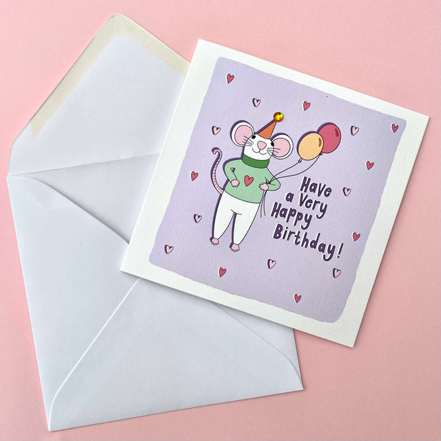 Birthday Mouse Card