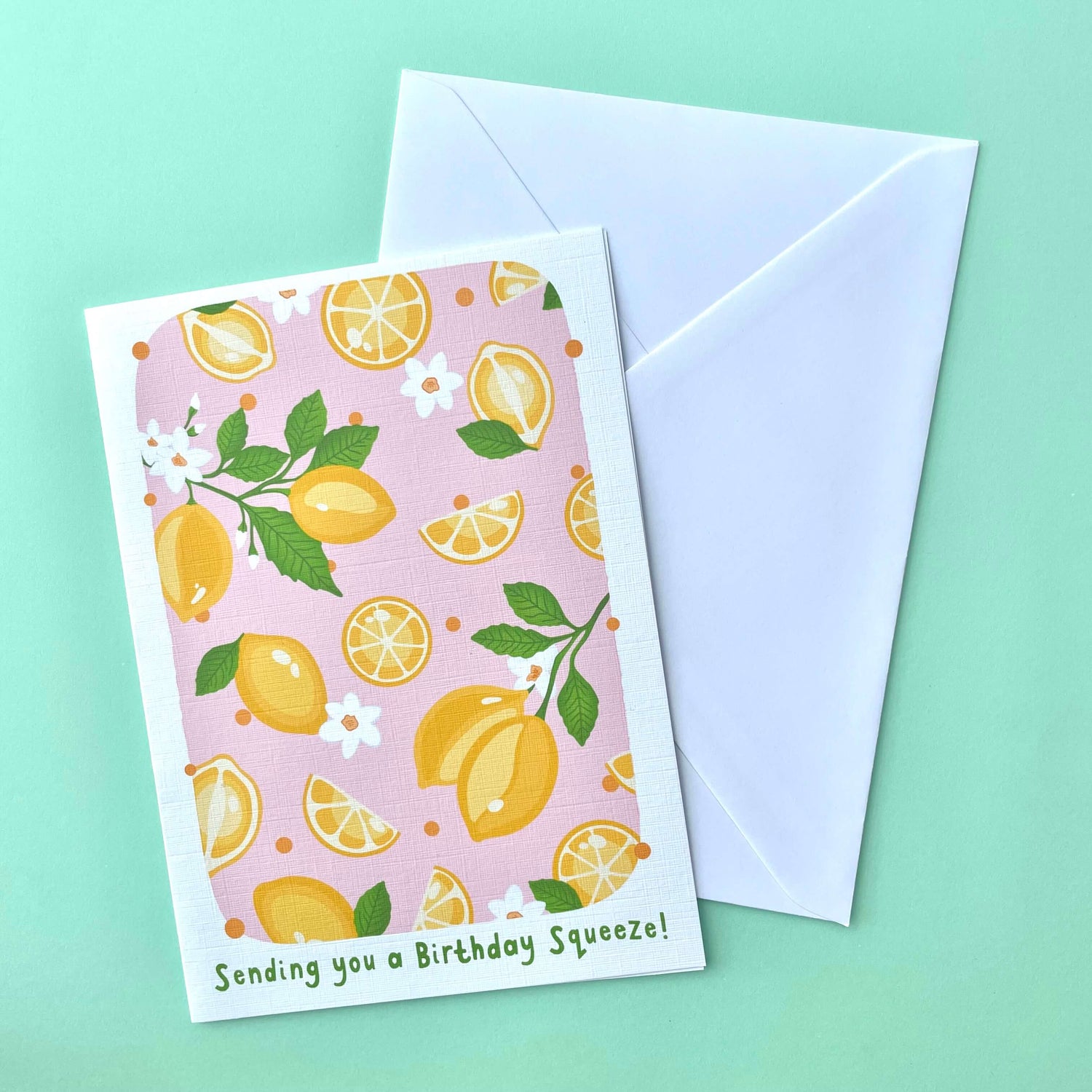 Birthday Squeeze Lemon Card