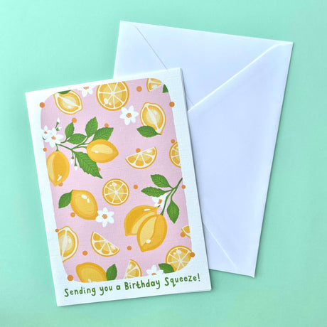 Birthday Squeeze Lemon Card