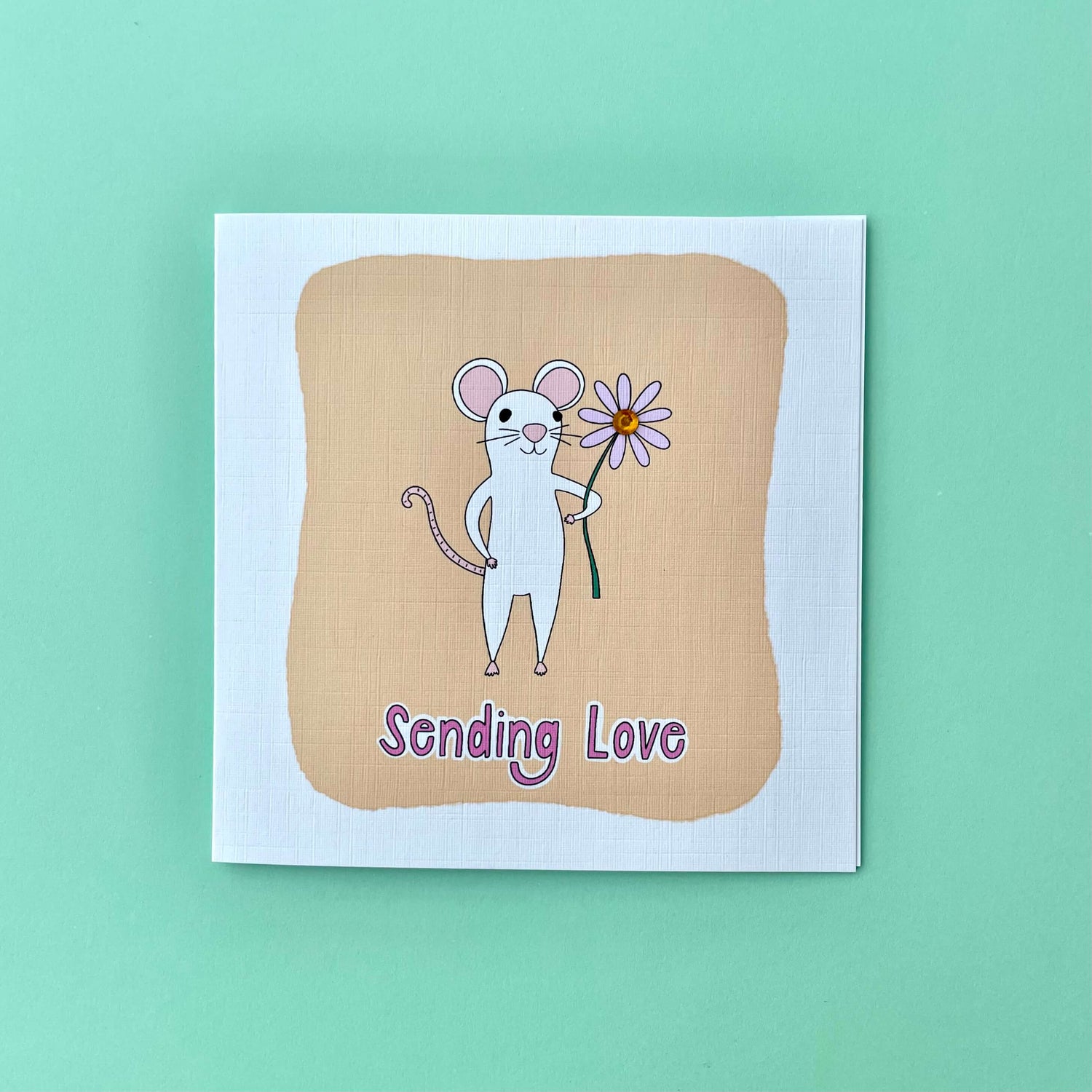Sending Love Mouse Card