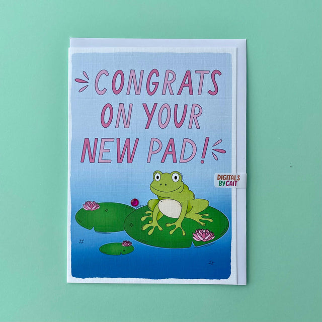 New Pad Congratulations Moving Card