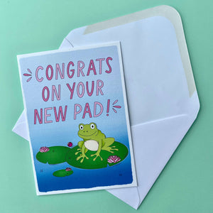 New Pad Congratulations Moving Card