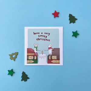 Toasty Mice Christmas Card