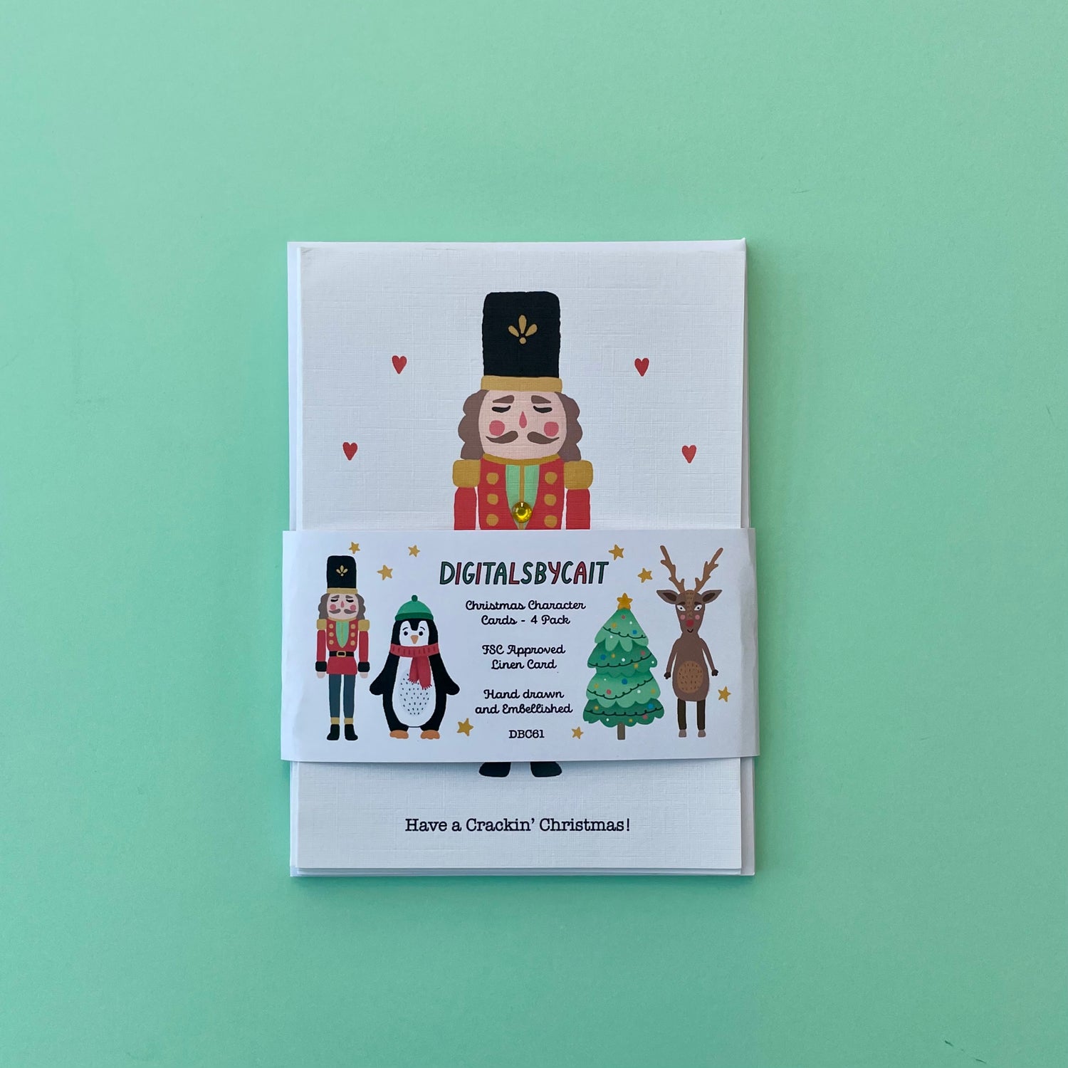 Christmas Character Cards - 4 Pack