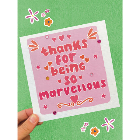 Thanks for being Marvellous card